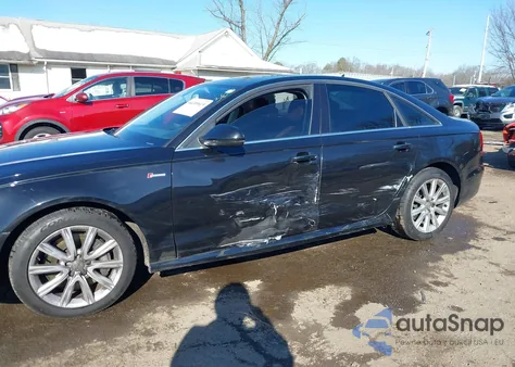 2013 Audi A6 3.0T Premium z USA, uszkodzony, nr VIN WAUHGAFC6DN109221